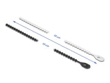 Delock Blitzbinder wiederverwendbar L 180 x B 3,6 mm 100 Stück