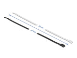 Delock Kabelbinder mit flachem Kopf L 370 x B 4,6 mm 100 Stück