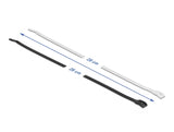 Delock Kabelbinder mit flachem Kopf L 280 x B 4,6 mm 100 Stück