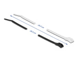 Delock Kabelbinder mit flachem Kopf L 205 x B 2,5 mm 100 Stück