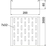 BETTERMANN Kabelrinne V4A 60x200x1,5mm SKS-Serie SKS 620 A4 o.Verb Seitenl