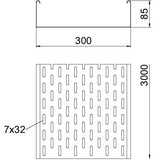 BETTERMANN Kabelrinne ST 85x300x1mm MKS-Serie MKS 830 FS mitgel.Verb
