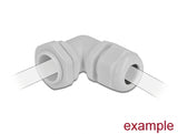 Delock Kabelverschraubung 90° gewinkelt PG7 grau