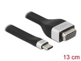 Delock FPC Flachbandkabel USB Type-C™ zu VGA (DP Alt Mode) 13 cm