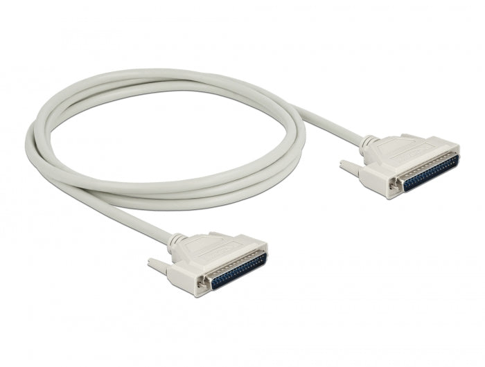 Delock Serielles Kabel D-Sub 37 Stecker zu Stecker 2 m