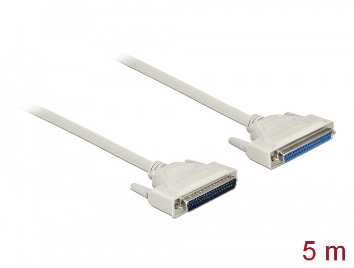 Delock Serielles Kabel D-Sub 37 Stecker zu Buchse 5 m