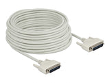Delock Serielles Kabel D-Sub 25 Stecker zu Stecker 20 m