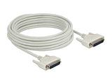 Delock Serielles Kabel D-Sub 25 Stecker zu Stecker 10 m