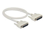 Delock Serielles Kabel D-Sub 25 Stecker zu Stecker 0,5 m