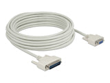 Delock Serielles Kabel D-Sub 25 Stecker zu D-Sub 9 Buchse 10 m
