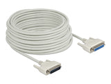 Delock Serielles Kabel D-Sub 25 Stecker zu Buchse 20 m