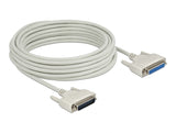 Delock Serielles Kabel D-Sub 25 Stecker zu Buchse 10 m
