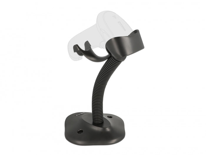 Delock Barcode Scanner Standfuß mit Halterung flexibel schwarz