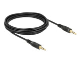 Delock Kabel Audio Klinke 3,5 mm 3 Pin Stecker / Stecker 5 m