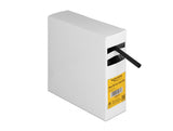 Delock Schrumpfschlauch Box, mit Innenkleber, Schrumpfungsrate 3:1, 5 m x 6,4 mm schwarz
