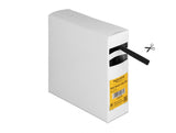 Delock Schrumpfschlauch Box, mit Innenkleber, Schrumpfungsrate 3:1, 5 m x 7,9 mm schwarz