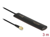 Delock LTE Antenne SMA 3 dBi omnidirektional starr schwarz Klebemontage