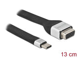 Delock FPC Flachbandkabel USB Type-C™ zu VGA (DP Alt Mode) 13 cm