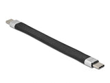 Delock USB 10 Gbps FPC Flachbandkabel USB Type-C™ zu USB Type-C™ 13 cm PD 5 A E-Marker