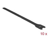 Delock Klett-Kabelbinder L 300 mm x B 12 mm 10 Stück schwarz