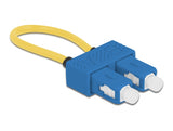 Delock LWL Loopback Adapter SC / UPC Singlemode blau
