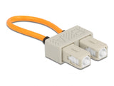 Delock LWL Loopback Adapter SC / OM1 Multimode beige