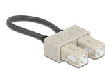 Delock LWL Loopback Adapter SC / OM2 Multimode beige