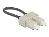 Delock LWL Loopback Adapter SC / OM2 Multimode beige