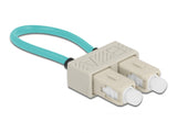 Delock LWL Loopback Adapter SC / OM3 Multimode beige