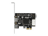 Delock PCI Express x1 Karte zu 2 x PS/2 und USB Pfostenstecker - Low Profile Formfaktor