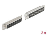 Delock D-Sub HD 50 Pin Buchse Metall, Lötversion, 2 Stück