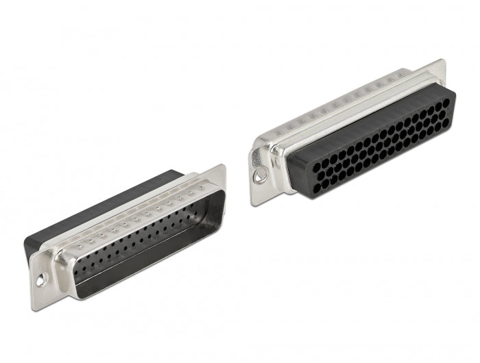 Delock D-Sub HD 50 Pin Crimp Stecker, Metall