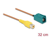 Delock Kabel FAKRA Z Buchse > Cinch Buchse RG-179 32 cm