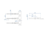 Delock Crimp-Kontakte für D-Sub HD Crimp Stecker 40 Stück