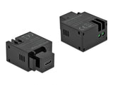 Delock Keystone Modul mit USB Type-C™ Ladebuchse 10,5 W schwarz
