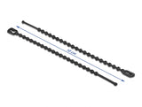 Delock Blitzbinder wiederverwendbar L 100 x B 2,4 mm schwarz 100 Stück
