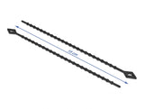 Delock Blitzbinder wiederverwendbar L 150 x B 2,4 mm schwarz 100 Stück