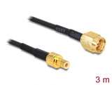 Delock Antennenkabel SMA Stecker > SMB Buchse RG-174 3 m