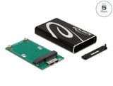 Delock Externes Gehäuse SuperSpeed USB für mSATA SSD