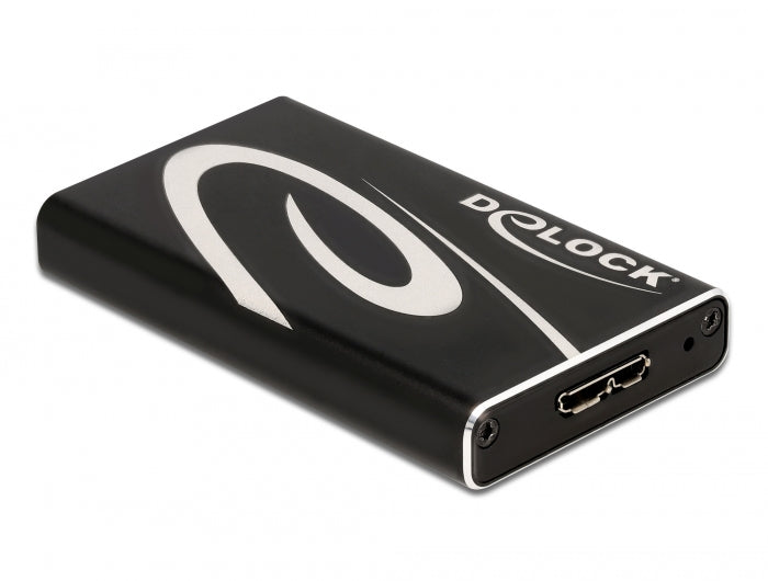 Delock Externes Gehäuse SuperSpeed USB für mSATA SSD