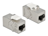 Delock Keystone Modul RJ45 Buchse zu RJ45 Buchse Cat.6A