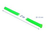 Delock Geflechtschlauch dehnbar 2 m x 6 mm grün