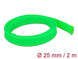 Delock Geflechtschlauch dehnbar 2 m x 25 mm grün