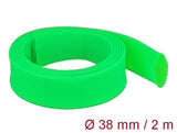 Delock Geflechtschlauch dehnbar 2 m x 38 mm grün