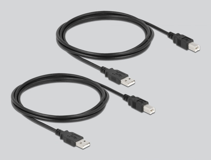 Delock USB 2.0 Switch für 2 PC an 1 Gerät