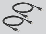 Delock USB 2.0 Switch für 2 PC an 1 Gerät