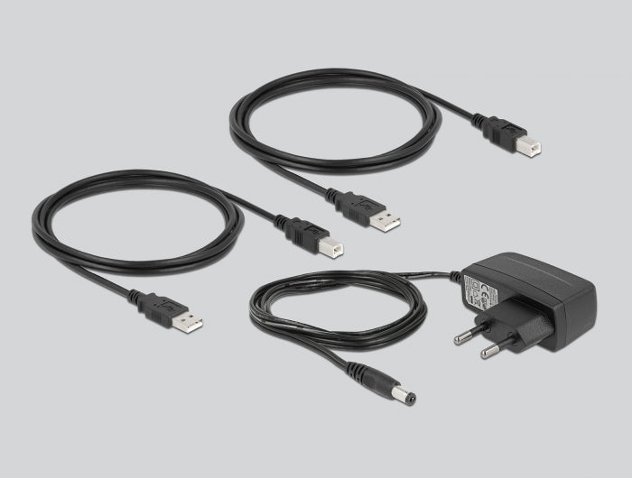 Delock USB 2.0 Switch für 2 PC an 2 Geräte