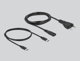 Delock USB Ladegerät 2 x USB Type-C™ PD 3.0 + 1 x USB Typ-A mit 60 W