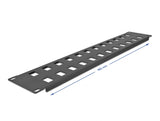 Delock 19″ Keystone Patchpanel 24 Port 2 HE schwarz