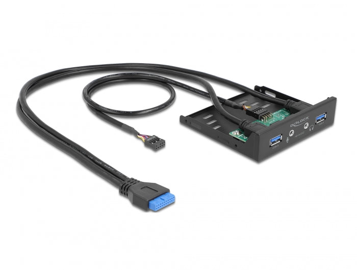 Delock Front Panel 3.5″ USB 5 Gbps 2 x USB Typ-A + HD-Audio